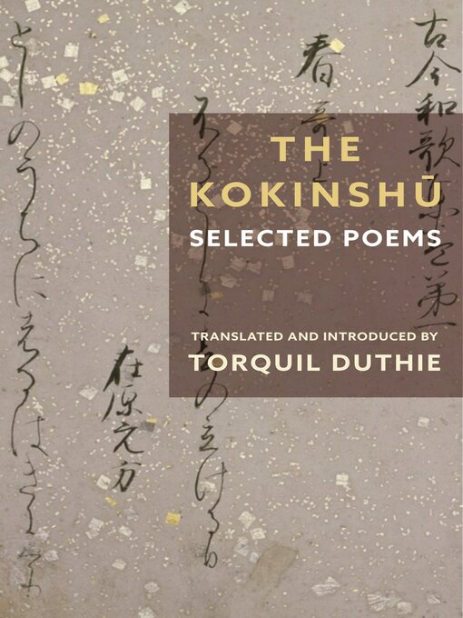 Title details for The Kokinshū by Torquil Duthie - Available